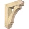 Ekena Millwork Imperial Arts and Crafts Rough Sawn Bracket w/ Offset Brace, Douglas Fir, 8"W x 30"D x 34"H BKT0806X30X34IMP03RDF - alternate 1